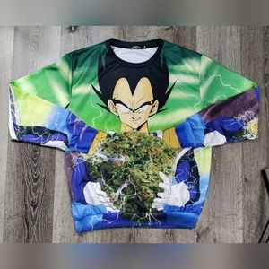 DYKHMILY Mens Dragon Ball Z Sweatshirt Medium